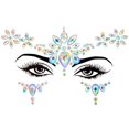 thumbnail image 1 of 31 1 pegatinas de tatuaje con joyas para la cara., 1 of 1