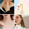 thumbnail image 6 of DIY 1 Box 12Pcs 3 Colors Butterfly Charms Colorful Glass Crystal Beads Filigree Butterfly Faceted Gemstone Pendants Gold Plated Rhinestone for DIY Bracelets Crafts Making Supplies, 6 of 8