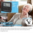 thumbnail image 5 of Portable Full Band Radio AM FM SW MW LW TV Receiver with Stereo Headphone Jack Alarm Clock, Digital Tuning LCD Display, USB or AA Battery Powered Shortwave Pocket Radio, 5 of 13