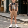 thumbnail image 4 of LvhaoGJOB Little Kids Boys 2-Piece Outfit Set - Multi-Pocket, 4 of 7