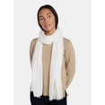 thumbnail image 2 of Time and Tru Women's Winter Crinkle Scarf - Semi-Sheer and Lightweight, 2 of 4