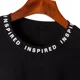 thumbnail image 4 of Playera Negra Hombre Estampado Deportivas Tenis Casual, 4 of 8