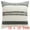Black, variant on Unique Bargains Striped Decorative Throw Pillow Covers Pack of 1 Khaki 18" x 18"