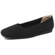 thumbnail image 2 of Zapatos Casuales Sin Cordones Likrtyny Punta Cuadrada Transpirables Suela Suave Color Sólido 40, 2 of 9