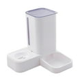 thumbnail image 1 of SgJHXb Distributeur Automatique de Nourriture pour Animaux avec Bols Distributeur Intelligent de Nourriture pour Chat et Chien Bol d'Eau Intérieur Design PS pour Alimentation Pratique, 1 of 5
