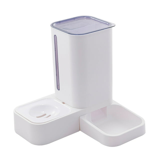 Automatic Pet Feeder With Bowls Smart Cat Dog Food Dispenser And Water Bowl Indoor PS Design For Convenient Feeding Cat Feeder Station Smart Feeder with Camera Dog Auto Water Bowl Total Feeds Feeding