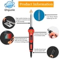 thumbnail image 3 of 100W Plastic Welder Kit With 7 Types of Welding Material, Soldering Iron Kit With 3 Tips & 5 Reinforcing Stainless Steel Mesh for Repairing, 3 of 7