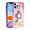 Pink/Silver, variant on For Apple iPhone 13 Pro Max 6.7 inch Sparkling Glitter Liquid Floating Hearts Stars Magnetic Ring Stand Case Cover Orange/Blue