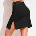 thumbnail image 2 of Annhoo Womens Bikini Swim Skirt Short Lace High Waist Split Bottom Skirt Summer Comfortable Casual Beach Skirt, 2 of 6