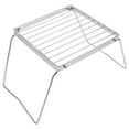 thumbnail image 6 of MLINS Stainless Steel Folding Campfire Grill Stand Multi-Functional BBQ Rack for Outdoor Use Folding Campfire Grill Bbq Rack  For Camping Outdoor Picnics Grilling Stand, 6 of 8