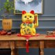 thumbnail image 2 of 7 "Agitando Lucky Fortune Cat Porcelana japonesa Lucky Cat 18 * 10 cm El negocio está en auge, 2 of 3