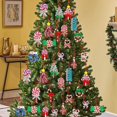 thumbnail image 6 of 16Pcs Christmas Lollipop Ornaments, Candy Christmas Tree Decorations Colorful Mini Candy Cane Hanging Ornaments Polymer Clay Peppermint Pendants for Xmas Tree Party Home Decorations, 6 of 7
