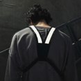 thumbnail image 5 of Chaleco multibolsillo con función táctica callejera de Hip-hop para hombres y mujeres, chaleco reflectante personalizado, bolso de pecho, 5 of 5
