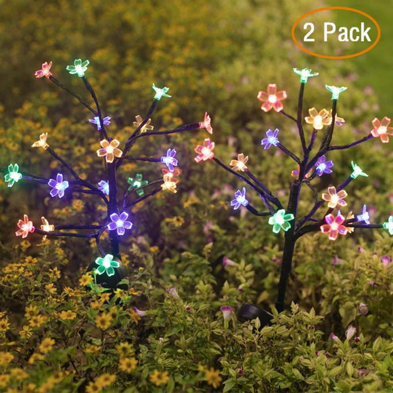 Solar Fairy Lights, 2 Pack Beautiful LED Fairy Tree Lights Landscape