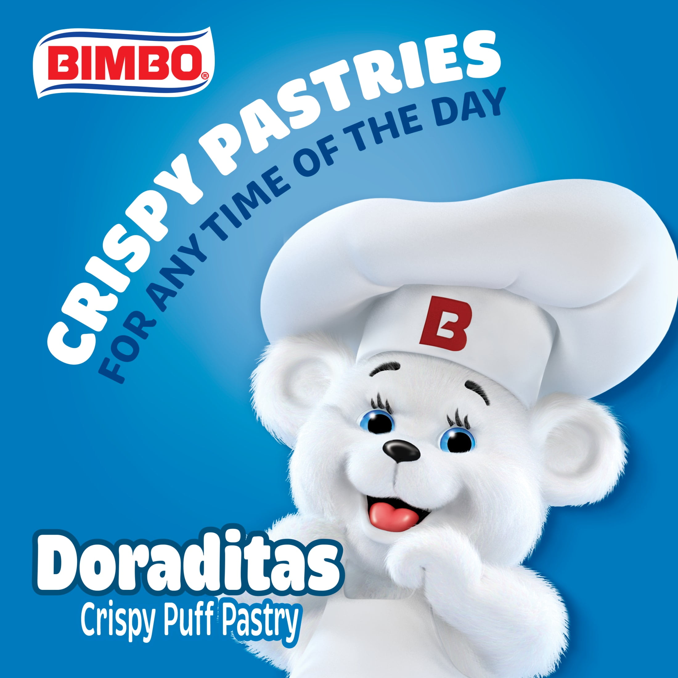 Bimbo Mini Doraditas Sugar Crispy Puff Pastry, 8 triple packs,  12.72 oz
