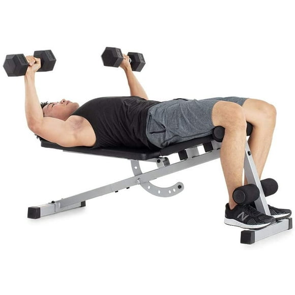 Weider Platinum Adjustable Slant Sit Up Workout Bench
