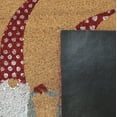 thumbnail image 3 of Holiday Printed Coir Doormat Christmas Welcome Mat, Outdoor/Indoor Rug Durable, Winter Wonderland 18"x28"-Gnomes, 3 of 5