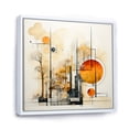 thumbnail image 2 of Designart "Serene Autumn Landscape Scene I" Minimalism Floater Framed Wall Art Prints, 2 of 5