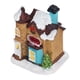 thumbnail image 3 of Casas de pueblo navideñas, decoración de ciudad, casa nevada de resina luminosa con luz LED cálida, 3 of 5