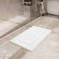 thumbnail image 2 of Softlife Bathroom Rug Soft Absorbent Microfiber Bathroom Rugs Washable Bath Mat,24"x36",White, 2 of 6