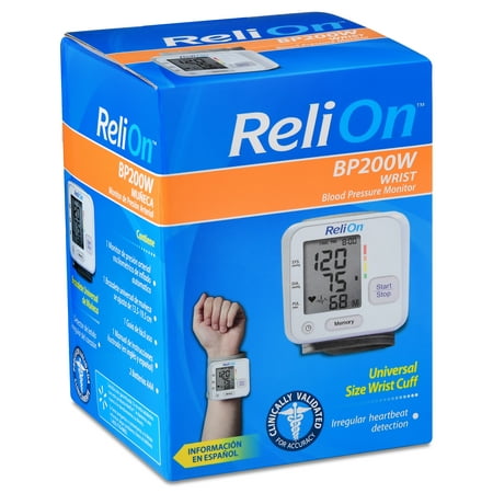 ReliOn BP200W Wrist Blood Pressure Monitor - Best Blood Pressure Monitors