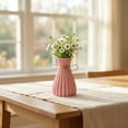 thumbnail image 4 of Unique Bargains Modern Geometric Unbreakable Flower Vase Pink 4.7" x 4.7" x 6.7", 4 of 6