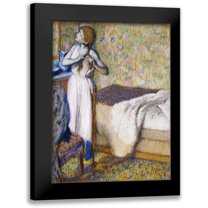 Degas, Edgar 11x14 Black Modern Framed Museum Art Print Titled - Morning Toilet
