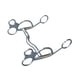 thumbnail image 5 of Bocado para montar a caballo con forma de H, bocado para entrenamiento de masticación, aparejo para caballos, bocado para caballos para rendimiento, 5 of 8