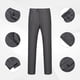 thumbnail image 5 of Conjunto de traje WULFUL para hombre, chaqueta tipo blazer ajustada con un botón, 5 of 5