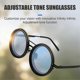 thumbnail image 2 of Adjustable Tint Polarized Round Sunglasses With Nd9 Stepless Adjustable Sunglasses For Men,1-9 Gears, 2 of 3