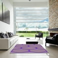 thumbnail image 7 of Ahgly Company Machine Washable Indoor Rectangle Transitional Orchid Purple Area Rugs, 7' x 10', 7 of 7