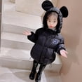 thumbnail image 3 of Winter Down Jackets Anime Sanrioed Hellokitty Kuromi Kawaii Kids New Thick Padded Coat Girl Cotton-Padded Warm Jackets Outerwear, 3 of 5