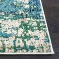 thumbnail image 3 of SAFAVIEH Madison Flowers Vintage Abstract Area Rug, Green/Turquoise, 4' x 6', 3 of 7