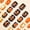 C, variant on EBCUE 24 Pcs Halloween Press on Nails Short Square Black Glossy Fake Nails Press ons Acrylic Nail Kit Glue on Nails Full Cover False Nails with Bat Spider Web Design Stick on Nails for Women