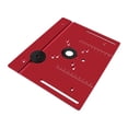 thumbnail image 1 of Colaxi Router Table Insert Plate Wood Milling Flip Board High Performance Woodworking Benches Router Flip Plate for Woodworking Tool Red, 1 of 6