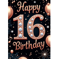 thumbnail image 4 of Yatrandify Decorative Design Happy Birthday Banner Colorful Theme Party Decoration Celebration Banner for Sweet Sixteen Birthday Party Teen Event, 4 of 7