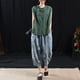 thumbnail image 4 of mfyjkho Camisetas Sin Mangas De Talla Grande, Blusa De Manga Corta Con Cuello En V Y Color Liso Para Mujer, Moda Primavera/Verano Tops Elegantes Para Mujer L, 4 of 4