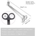 thumbnail image 3 of Candle Wick Trimmer,Oil Lamp Candle Accessories Trimmer Scissors Cutter,for Cutting Candle Wicks, 3 of 8