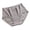 Gray#underwear for women#20, variant on Women Mid Waist Underwear Lace Trim Bow Panties Breathable Triangle Briefs Cheeky Bikini Women's Panties Beige L