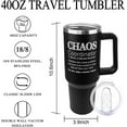 thumbnail image 4 of Chaos Coordinator Tumbler Teachers Tumbler Teacher Appreciation Gifts Funny Teacher Gifts Thank You Gifts For Teachers Chaos Coordinator Gifts For Men 40OZ Tumbler With Stra, 4 of 6