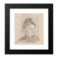 thumbnail image 2 of Helene Schjerfbeck 15x16 Black Modern Framed Museum Art Print Titled - Self-Portrait (1880 - 1884), 2 of 5