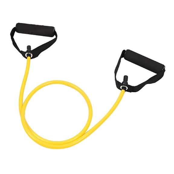 BESTSKY Resistance Bands with Handles Elastic Exercise Bands Exercise Cord (Yellow 10LB)