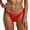 Red, variant on Ladies Summer Handmade Crochet Bikini Shorts - Solid Color Knitted Swim Trunks - Polyester