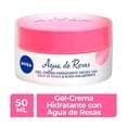 thumbnail image 1 of Gel crema facial NIVEA Agua de Rosas con ácido hialurónico para todo tipo de piel 50 ml, 1 of 4