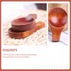 thumbnail image 5 of Plato para salsas, soporte para palillos, 2 piezas, para servir salsas en el hogar, de madera maciza, para escritorio, 5 of 6