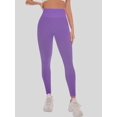 thumbnail image 3 of Set De 2 Leggings Casual o Deportivos Acampanados De Cintura Alta De Mujer En Color Sólido UNITALLA, 3 of 5