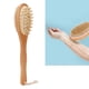thumbnail image 2 of Cepillo de baño de doble cara, cepillo de baño de madera, cepillo de baño de cerdas largas y suaves, cepillo para espalda con mango largo, eficiencia maximizada, 2 of 8