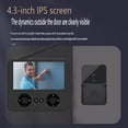 thumbnail image 4 of Mistaha Wireless Visual Doorbell with 4.3" HD IPS Screen - Infrared Night Vision, Two-Way Audio, Rechargeable Battery - Easy Installation & Long Standby Time, 4 of 6