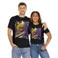 thumbnail image 7 of Unisex Heavy Cotton T-Shirt Insane Vibrant Color Train Off Track 018, 7 of 7