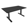 thumbnail image 2 of Mount-It! Electric Sit-Stand Desk with Tabletop, Black, Ergonomic, 2 of 6